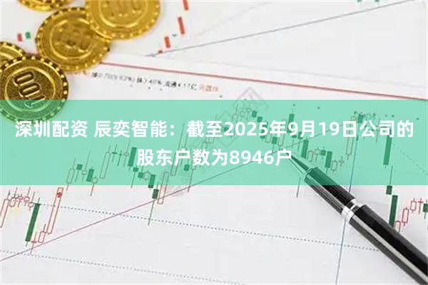 深圳配资 辰奕智能：截至2025年9月19日公司的股东户数为8946户
